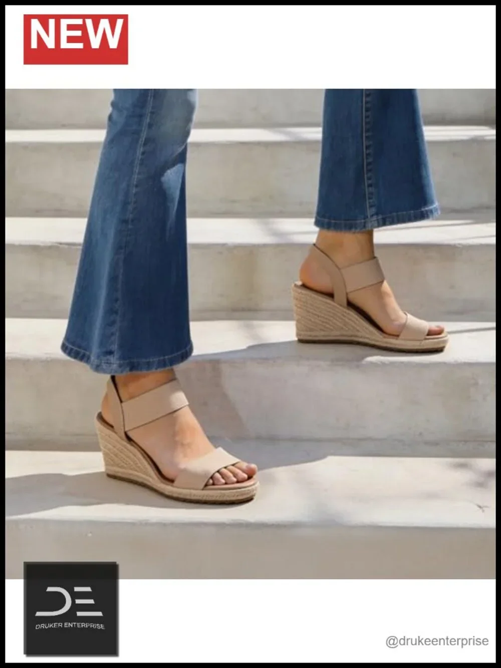 Espadrilles Platform Wedge Sandals Slip On Ankle Strap Dressy Summer Shoes